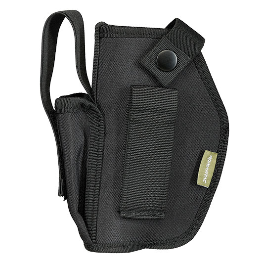 Romantac Universal Nylon G�rtelholster f. Pistolen mit Magazinfach schwarz Bild 4