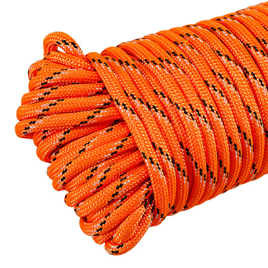 FOSCO  Survival Paracord orange 30m x 4mm Bild 2