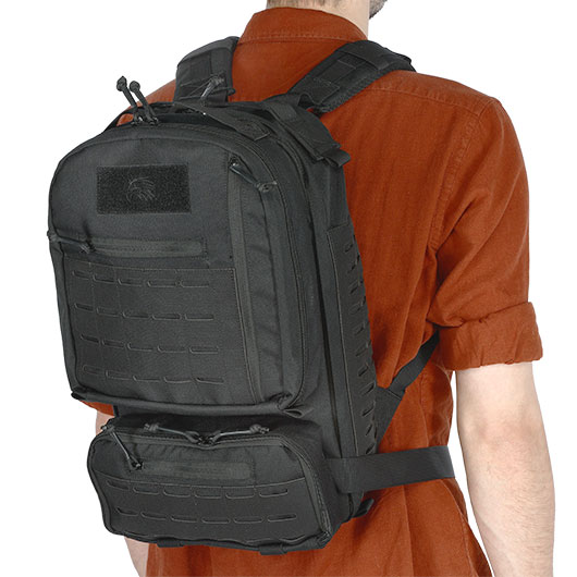 Defcon 5 modularer Rucksack Patriot mit magnetischem Befestigungssystem hydrokompatibel 23 Liter schwarz Bild 10