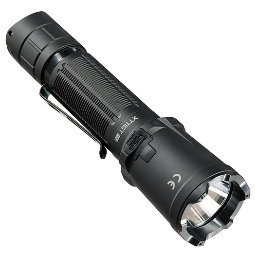 Klarus taktische LED-Taschenlampe XT11GT Pro wasserdicht inkl. Holster, Umh�ngeband und Ladekabel 3300 Lumen schwarz Bild 3