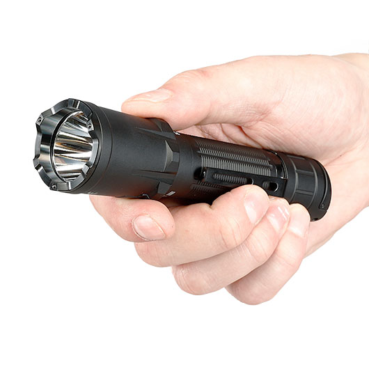 Klarus taktische LED-Taschenlampe XT11GT Pro wasserdicht inkl. Holster, Umh�ngeband und Ladekabel 3300 Lumen schwarz Bild 8