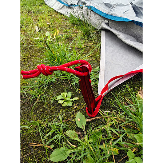 Basic Nature ZeltheringeY-Stake Spiralrot 6 St�ck Bild 5