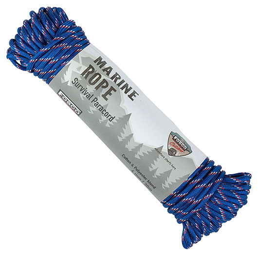 FOSCO Survival Paracord blau 30 m x 4mm