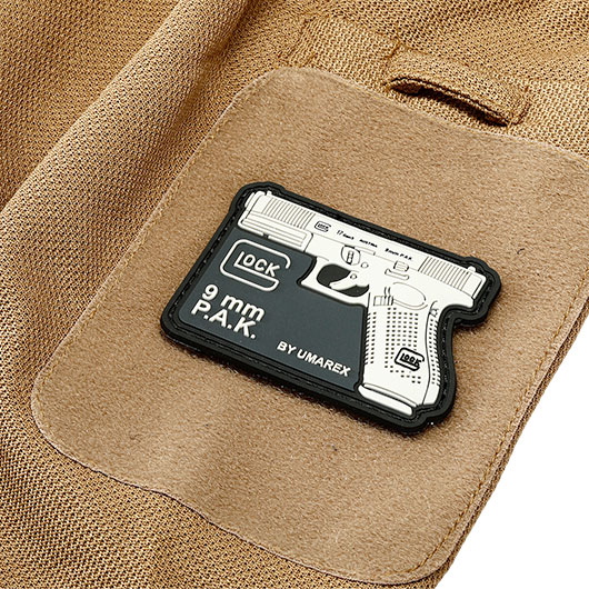 Umarex Glock Rubber Patch 17Gen5 schwarz-weiss Bild 2