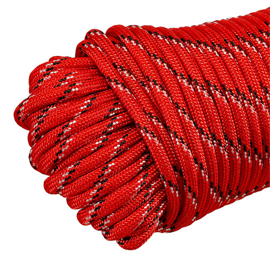 FOSCO Survival Paracord rot 30 m x 4mm Bild 2