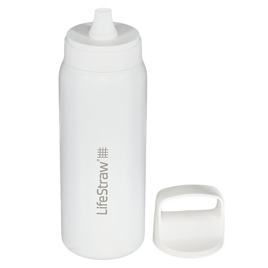 LifeStraw Go Stainless Steel Edelstahl-Trinkflasche mit Wasserfilter vakuumisoliert 700 ml wei� Bild 1