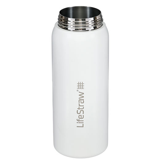 LifeStraw Go Stainless Steel Edelstahl-Trinkflasche mit Wasserfilter vakuumisoliert 700 ml wei� Bild 2