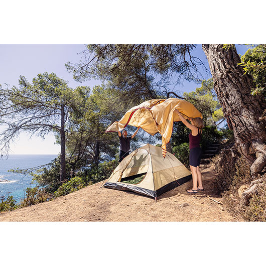 Coleman Zelt Darwin Summer 3 leichtes Kuppelzelt f�r 3 Personen beige Bild 4