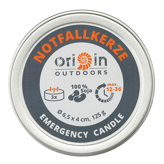 Origin Outdoors Notfallkerze Brenndauer bis zu 36 Stunden Bild 2