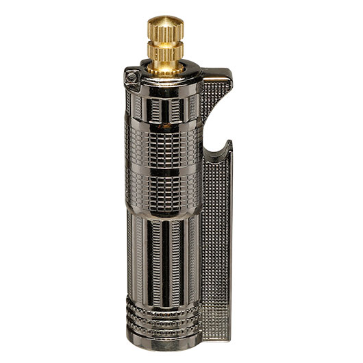 Imco Benzinfeuerzeug Match Oil mit Karabiner und Flaschen�ffner gun metal Bild 2