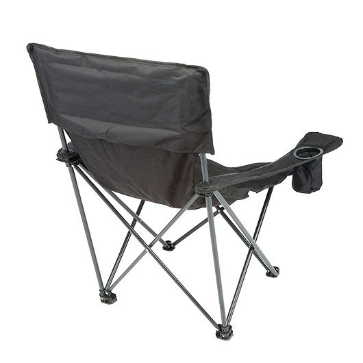 Fox Outdoor Klappstuhl Deluxe mit R�cken- und Armlehne inkl. Getr�nkehalter schwarz Bild 5