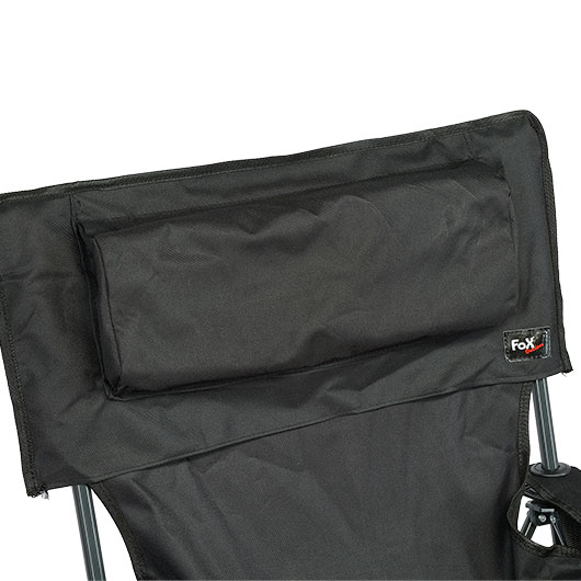 Fox Outdoor Klappstuhl Deluxe mit R�cken- und Armlehne inkl. Getr�nkehalter schwarz Bild 7