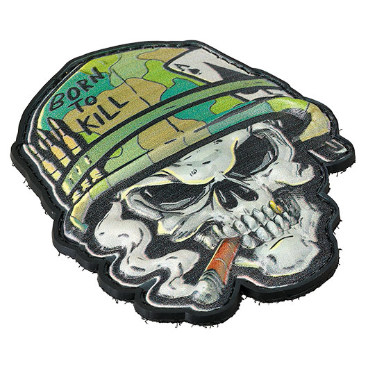 101INC 3D UV Patch Skull Vietnam ace Bild 1