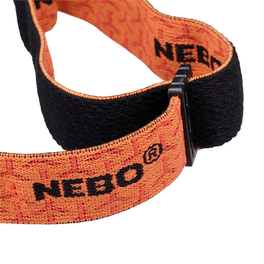 Nebo LED Stirnlampe HL1000 Master Series 1000 Lumen 5 Leuchtmodi wiederaufladbar kupferorange inkl. Kopfband und USB-C-Ladekabel Bild 9