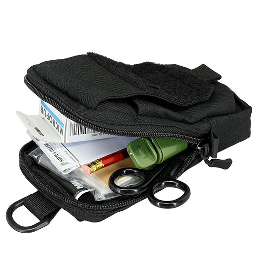 Mil-Tec Mehrzwecktasche Molle Fieldcom Pouch 11,5 x 18 x 3 cm f�r Ausr�stung oder Smartphone schwarz Bild 5