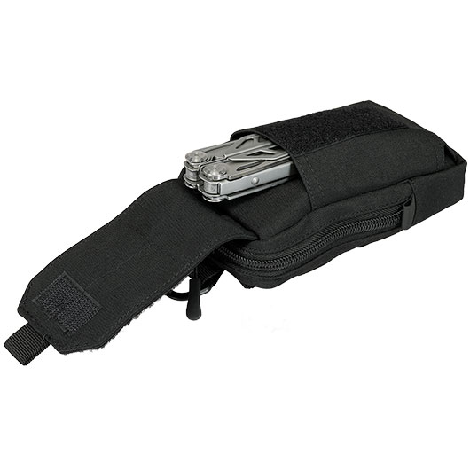 Mil-Tec Mehrzwecktasche Molle Fieldcom Pouch 11,5 x 18 x 3 cm f�r Ausr�stung oder Smartphone schwarz Bild 7