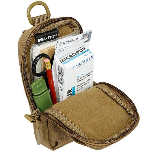 Mil-Tec Mehrzwecktasche Molle Fieldcom Pouch 11,5 x 18 x 3 cm f�r Ausr�stung oder Smartphone dark coyote Bild 6