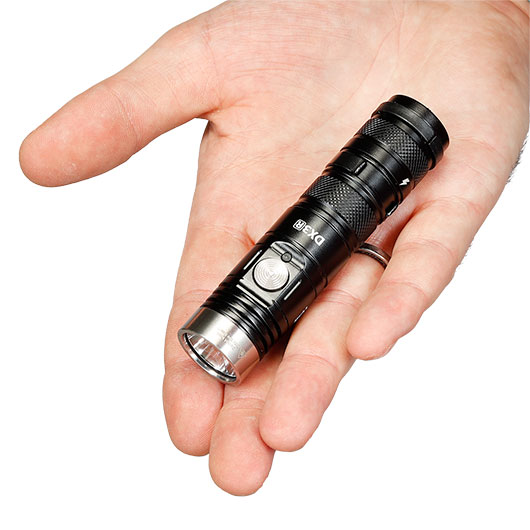 Eagtac LED Mini-Taschenlampe DX3B MK2 SST70 aufladbar 5 Leuchtstufen inkl. Strobe bis zu 2550 ANSI Lumen inkl. Holster, Ladekabe Bild 7