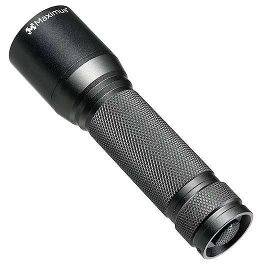 Maximus LED-Taschenlampe M-FL-900 300 Lumen 5W 2 Leuchtstufen Strobe-Funktion inkl. G�rteltasche schwarz Bild 2