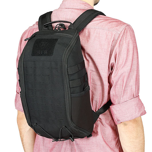 MFH Rucksack Modular 13 Daypack Molle Lasercut 13 Liter schwarz Bild 10