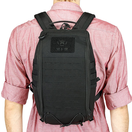 MFH Rucksack Modular 13 Daypack Molle Lasercut 13 Liter schwarz Bild 11