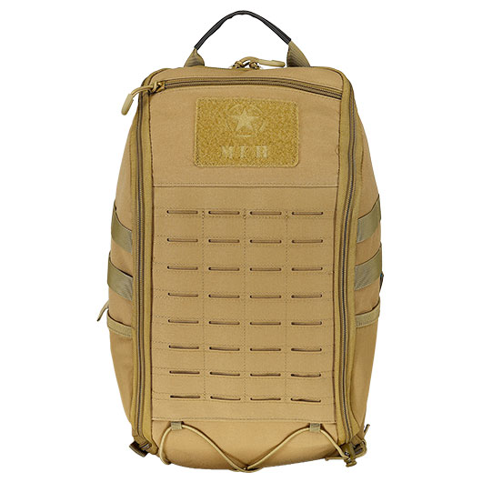 MFH Rucksack Modular 13 Daypack Molle Lasercut 13 Liter coyote tan Bild 1
