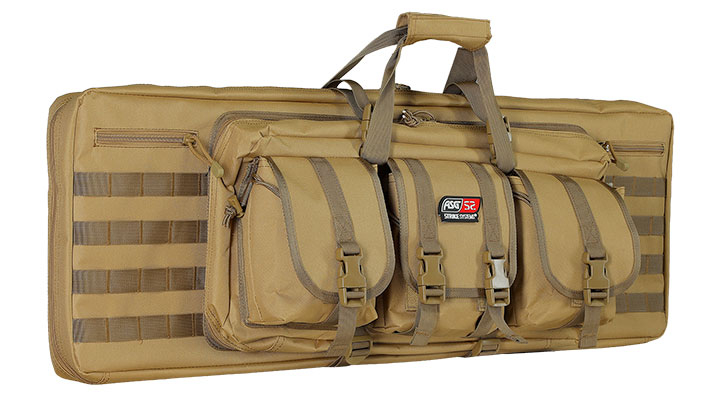 ASG / Strike Systems 92 cm Tactical Soft Rifle Bag / Gewehr-Futteral f. 2 Gewehre mit Zubeh�r tan