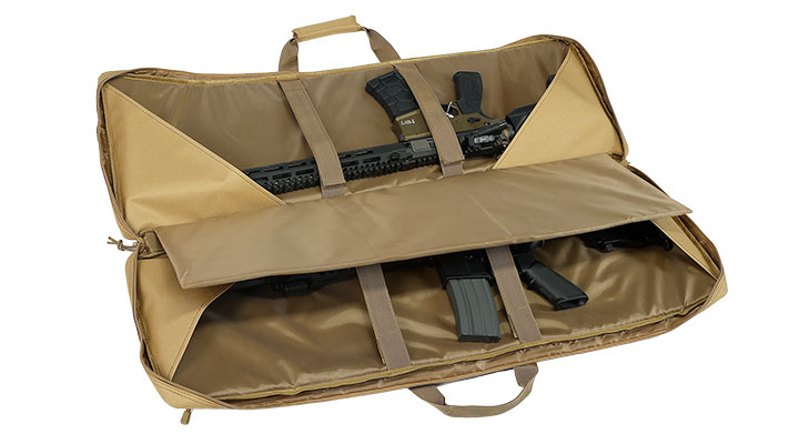 ASG / Strike Systems 92 cm Tactical Soft Rifle Bag / Gewehr-Futteral f. 2 Gewehre mit Zubeh�r tan Bild 5