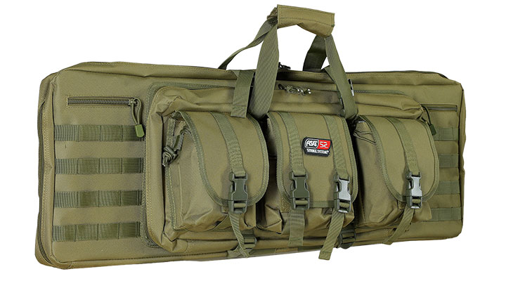 ASG / Strike Systems 92 cm Tactical Soft Rifle Bag / Gewehr-Futteral f. 2 Gewehre mit Zubeh�r oliv