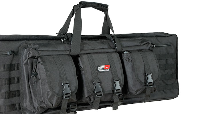 ASG / Strike Systems 107 cm Tactical Soft Rifle Bag / Gewehr-Futteral f. 2 Gewehre mit Zubeh�r schwarz Bild 9