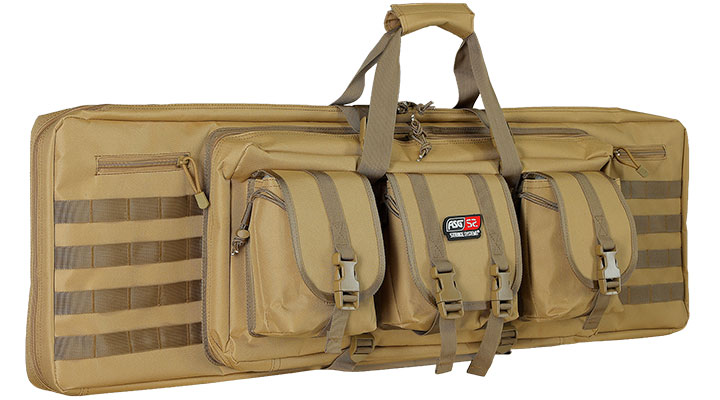 ASG / Strike Systems 107 cm Tactical Soft Rifle Bag / Gewehr-Futteral f. 2 Gewehre mit Zubeh�r tan