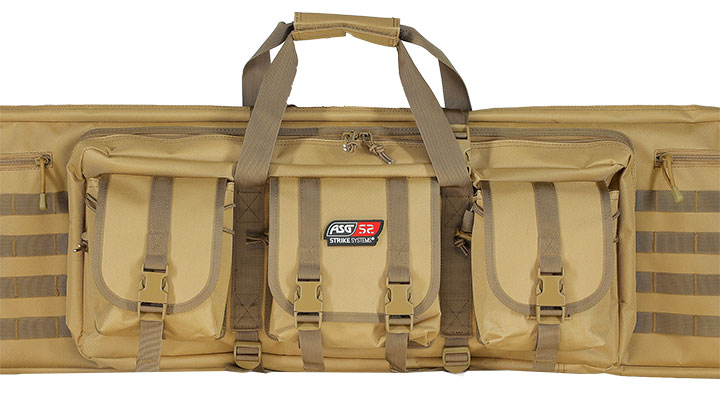ASG / Strike Systems 107 cm Tactical Soft Rifle Bag / Gewehr-Futteral f. 2 Gewehre mit Zubeh�r tan Bild 8