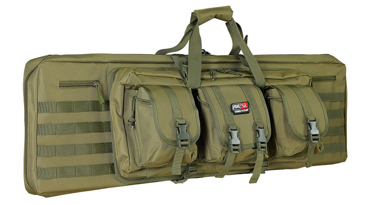 ASG / Strike Systems 107 cm Tactical Soft Rifle Bag / Gewehr-Futteral f. 2 Gewehre mit Zubeh�r oliv