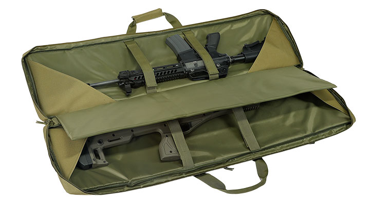 ASG / Strike Systems 107 cm Tactical Soft Rifle Bag / Gewehr-Futteral f. 2 Gewehre mit Zubeh�r oliv Bild 5