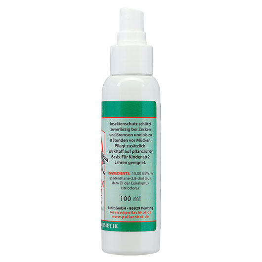 Insektenschutz Hautspray 100 ml mit nat�rlichen Inhaltsstoffen zur Abwehr von M�cken, Zecken und Bremsen Bild 2