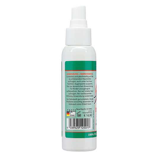 Insektenschutz Hautspray 100 ml mit nat�rlichen Inhaltsstoffen zur Abwehr von M�cken, Zecken und Bremsen Bild 3