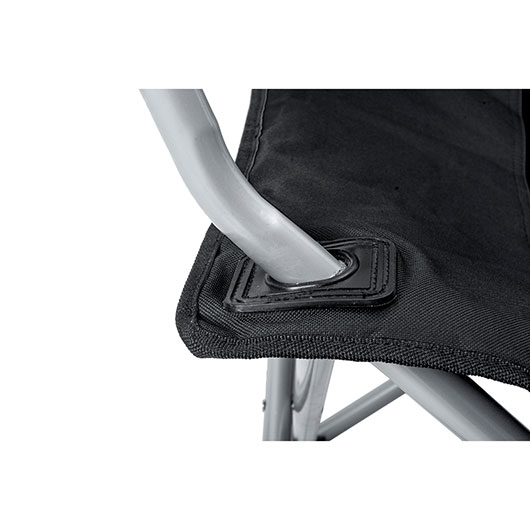 Basic Nature Campingstuhl Travelchair Holiday faltbar mit Getr�nkehalter und K�hltasche schwarz Bild 5