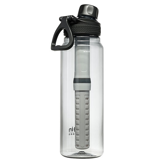 Origin Outdoors Wasserfilter Trinkflasche WH 1 Liter smoke transparent Bild 1