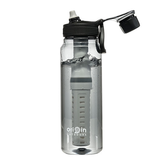 Origin Outdoors Wasserfilter Trinkflasche WH 1 Liter smoke transparent Bild 4