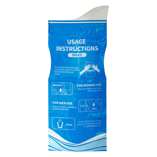 Origin Outdoors Notfall WC-Beutel Emergen-Pee Bag unisex Einweg 4 St�ck je 900 ml blau Bild 1