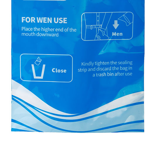 Origin Outdoors Notfall WC-Beutel Emergen-Pee Bag unisex Einweg 4 St�ck je 900 ml blau Bild 3