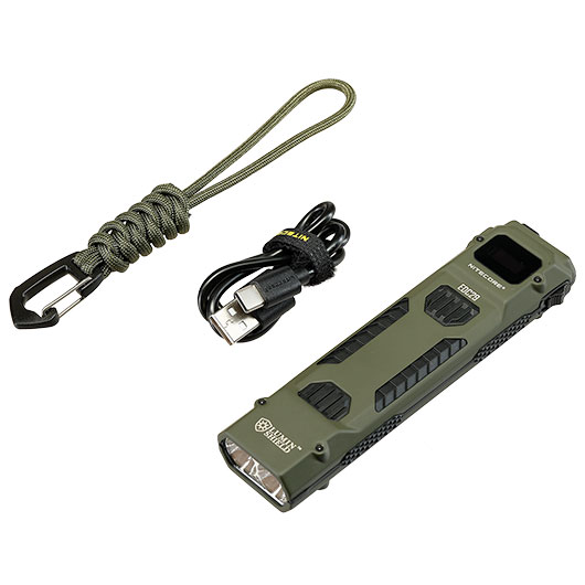 Nitecore taktische LED-Taschenlampe EDC29-GN Luminblade 6500 Lumen 6 Leuchtmodi inkl. Strobe und Lumin Shield wiederaufladbar So Bild 11