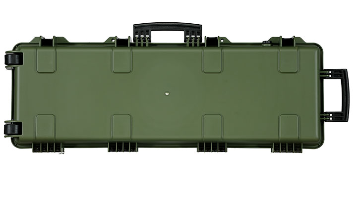 Nuprol Large Hard Case Waffenkoffer / Trolley 109 x 39,5 x 16 cm PnP-Schaumstoff oliv - Velcro Edition Bild 3