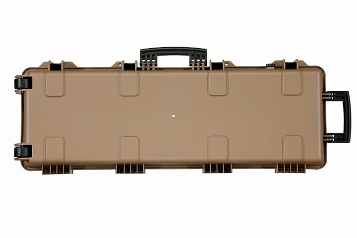 Nuprol Large Hard Case Waffenkoffer / Trolley 109 x 39,5 x 16 cm PnP-Schaumstoff tan - Velcro Edition Bild 3