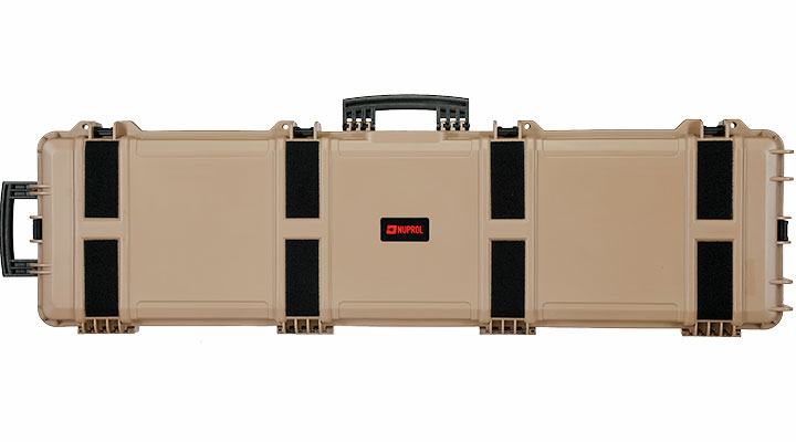 Nuprol X-Large Hard Case Waffenkoffer / Trolley 139 x 39,5 x 16 cm PnP-Schaumstoff tan - Velcro Edition Bild 2