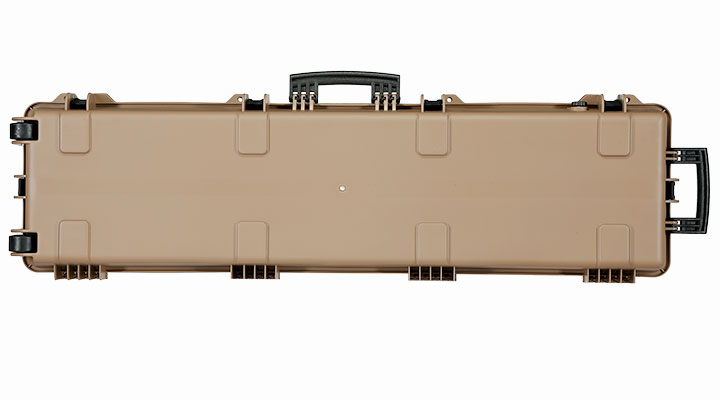 Nuprol X-Large Hard Case Waffenkoffer / Trolley 139 x 39,5 x 16 cm PnP-Schaumstoff tan - Velcro Edition Bild 3