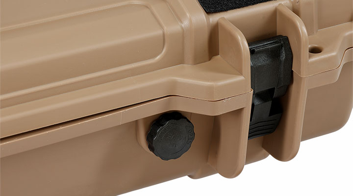 Nuprol X-Large Hard Case Waffenkoffer / Trolley 139 x 39,5 x 16 cm PnP-Schaumstoff tan - Velcro Edition Bild 9