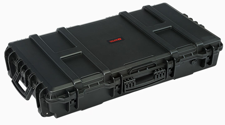 Nuprol Premium SMG / Carbine Hard Case Waffenkoffer / Trolley 101,8 x 50,3 x 18,9 cm PnP-Schaumstoff schwarz