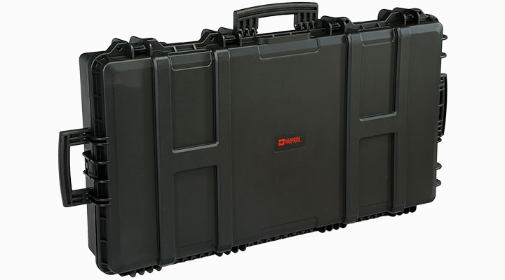 Nuprol Premium SMG / Carbine Hard Case Waffenkoffer / Trolley 101,8 x 50,3 x 18,9 cm PnP-Schaumstoff schwarz Bild 1