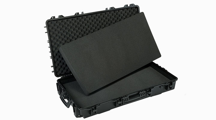 Nuprol Premium SMG / Carbine Hard Case Waffenkoffer / Trolley 101,8 x 50,3 x 18,9 cm PnP-Schaumstoff schwarz Bild 5